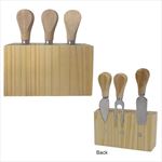 HH77813 3-Piece Cheese Cutlery Set With Custom Imprint